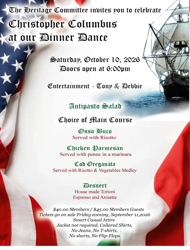 Christopher Columbus Dinner Dance