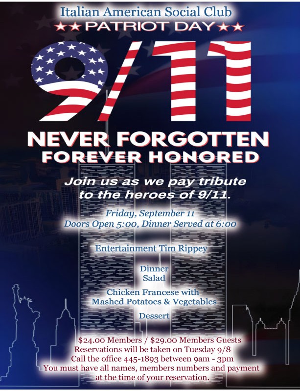 Patriot Day 9/11 Tribute